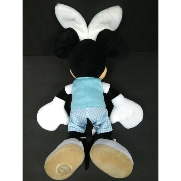 Disney Store 18" Easter Minnie Mouse Bunny Ears & Rabbit Sweater Stuffed Animal - Picture 4 of 9